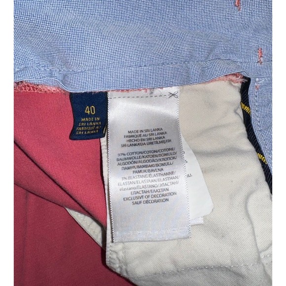 POLO RALPH LAUREN Size 40 Chino Shorts Stretch Classic Fit Cotton Twill Salmon - Picture 14 of 14